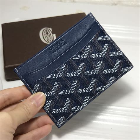 goyard card holder men's